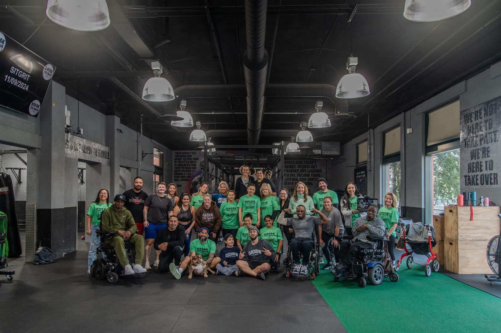 A SitGrit seated fitness class running live on Zoom